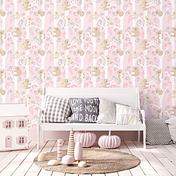 Galerie Wallcoverings Product Code G78387R - Tiny Tots 2 Wallpaper Collection - Pink Grey Glitter Colours - Koalas Design