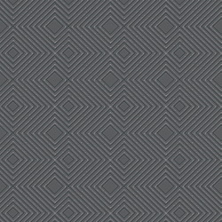 Galerie Wallcoverings Product Code: HO20002 - Home Wallpaper Collection Galerie Wallcoverings Product Code HO20002 - Home Wallpaper Collection - Black Metallic Colours - Geo Diamond Motif Design