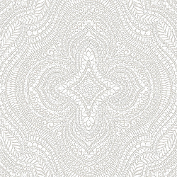 Galerie Wallcoverings Product Code: SE20510 - Essentials Wallpaper Collection Galerie Wallcoverings Product Code SE20510 - Essentials Wallpaper Collection - White Beige Colours - Mehndi Damask Design