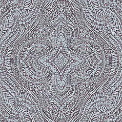 Galerie Wallcoverings Product Code: SE20512 - Essentials Wallpaper Collection Galerie Wallcoverings Product Code SE20512 - Essentials Wallpaper Collection - Blue Purple Colours - Mehndi Damask Design