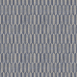 Galerie Wallcoverings Product Code SE20582 - Essentials Wallpaper Collection - Blue Cream Colours - Concertina Print Design