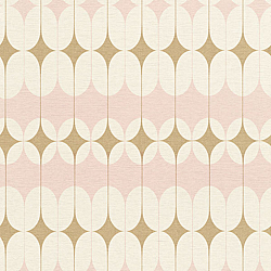 Galerie Wallcoverings Product Code SK21114 - Skandinavia 2 Wallpaper Collection - Pink Gold White Colours - Pink Gold Deco Design