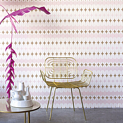 Galerie Wallcoverings Product Code SK21114R - Skandinavia 2 Wallpaper Collection - Pink Gold White Colours - Pink Gold Deco Design