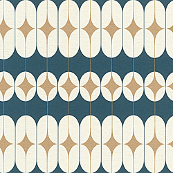 Galerie Wallcoverings Product Code: SK21117 - Skandinavia 2 Wallpaper Collection Galerie Wallcoverings Product Code SK21117 - Skandinavia 2 Wallpaper Collection - Blue Gold Cream Colours - Blue Gold Deco Design